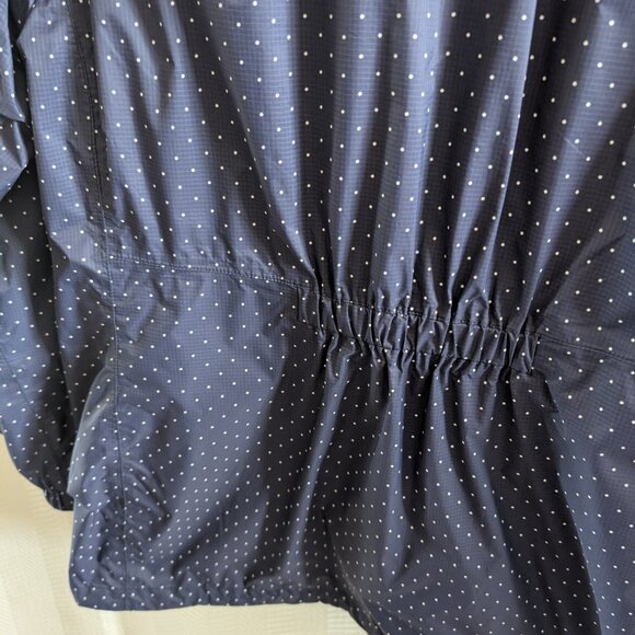 The North Face Resolve Polka Dot Rain Jacket Dryvent Navy White XL Outdoors - Picture 15 of 16